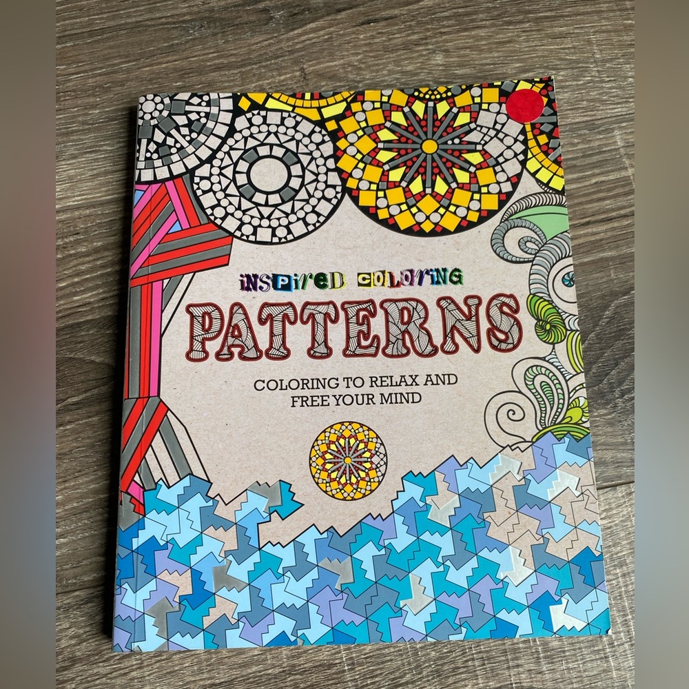 Inspired Patterns Coloring Book New With Tags